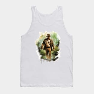 Through the Jungle - Watercolor - Adventure Tank Top